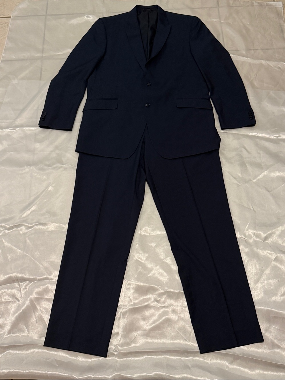Sean John Fine Tailoring men’s 2-piece suit size 46XL- Navy Blue